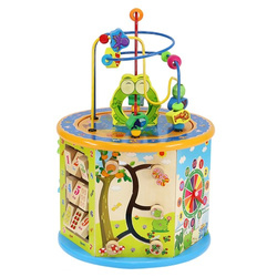 Wooden educational cube 22429