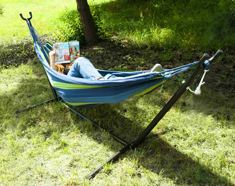 Garden hammock 200x150cm with frame