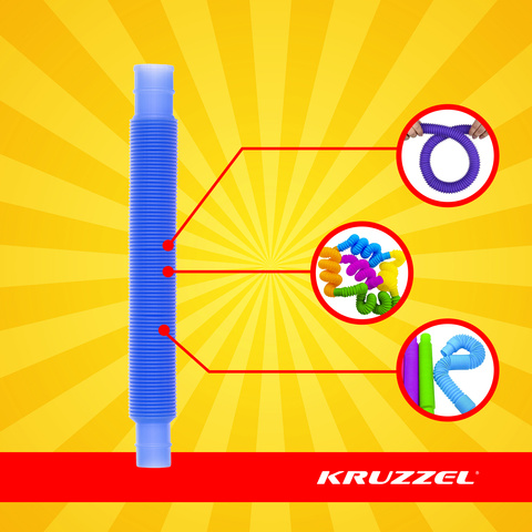 Sensoriniai vamzdeliai - 10 vnt. Kruzzel 26693