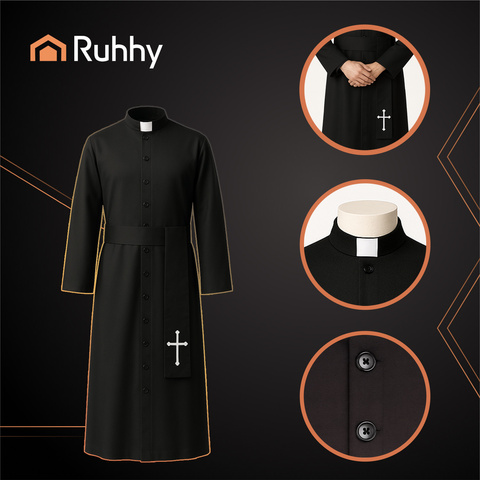 Costume de prêtre d'Halloween de Ruhha 26174