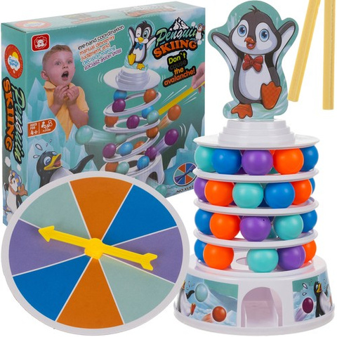 Jeu d&#39;arcade &quot;pingouin sur la tour&quot; Kruzzel 24718