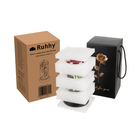 Rose in glass - shining Ruhhy 25682