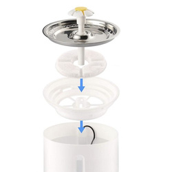 Fountain/water fountain filter - 6 pcs. Purlov 21597