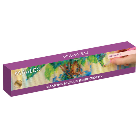 Diamond embroidery "Bouquet" 40x30cm Maaleo 26770