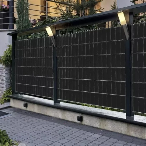 Zaunband 19cmx35m 630g/m2 schwarz 23705