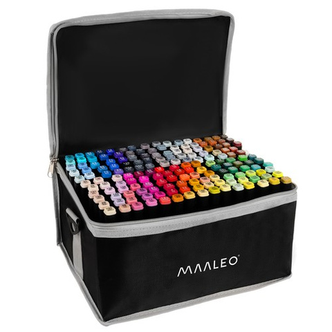 Double-sided markers/pens - 168 pcs. MAALEO 24101