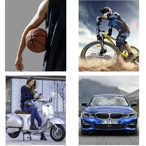 Trizand 19164 Standpumpe mit Schlauch