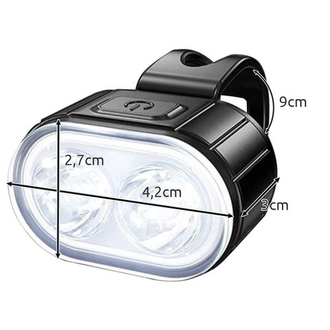 Lampe vélo + feu arrière Trizand 24003