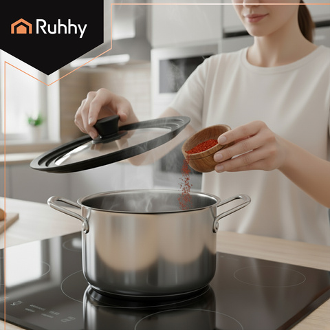 Силиконовая крышка 3-в-1 24/26/28 см Ruhhy 25560