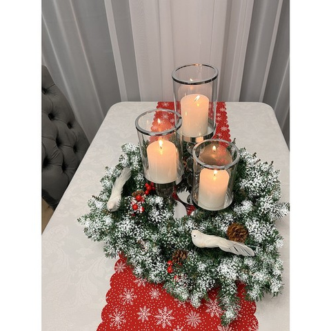 Verschneiter Weihnachtskranz Ruhhy 22302