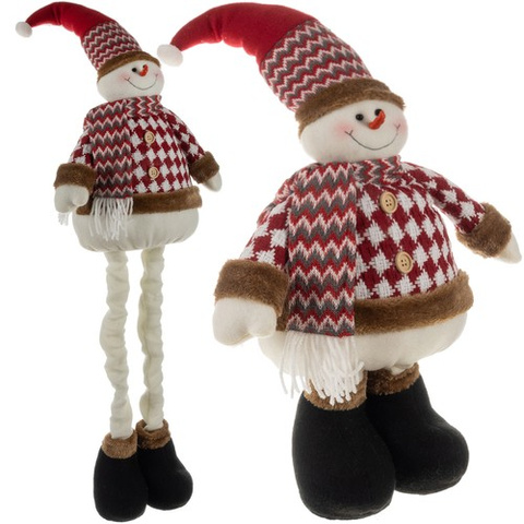 Bonhomme de neige de Noël - télescopique 105cm Ruhhy 22341 