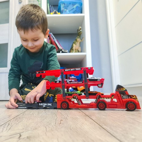 TIR truck set with 6 cars 22515