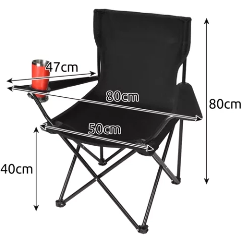 Fishing chair black K23673