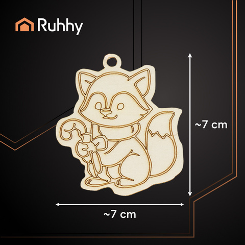 Boules en bois à peindre 24 pièces Ruhhy 26471