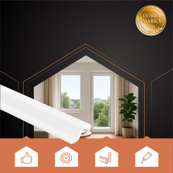 Weiße Zugluftdichtung Ruhhy 26271