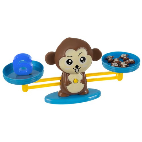 Jeu éducatif du singe - balances