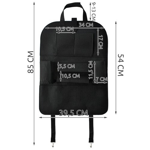 Autositz-Organizer – Filz Xtrobb 22849