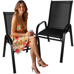 Ensemble de chaises de jardin - 2 pièces. Gardlov 25290