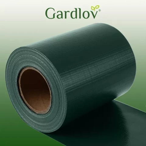 Fencing tape 19cmx35m 450g/m2 green 23699