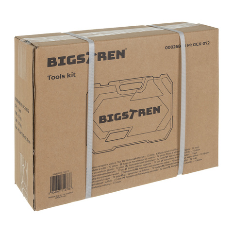Coffret d'outils de 72 pièces. Bigstreen 26846