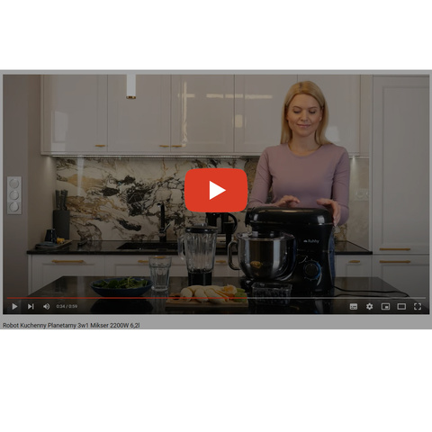 Robot culinaire planétaire avec mixeur 2200W
