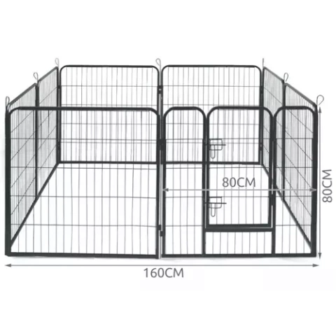 Манеж - клетка для животных 80x80 см Malatec 23769