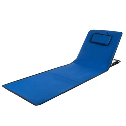 Beach mat with backrest + pillow Trizand 23617
