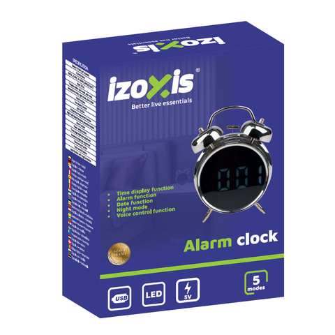 Digital clock - alarm clock Izoxis 26337