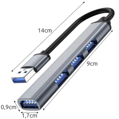 USB HUB - 1 port 3.0 + 3 porty 2.0 Izoxis 23316