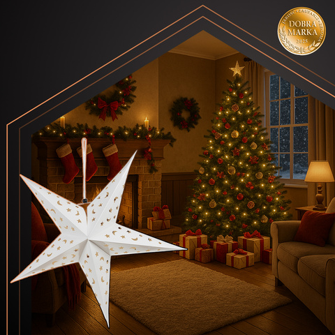 3D LED Star - 60cm Ruhhy 20076