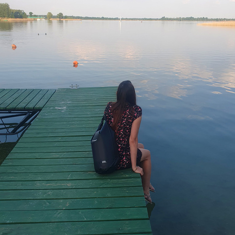 Sac étanche 20L noir 23566