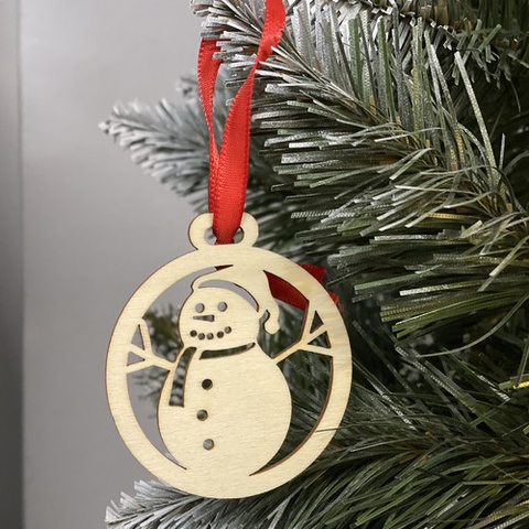 Wooden baubles - 36pcs Ruhhy 24855