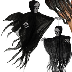 Černá závěsná kostra - dekorace Ruhhy 26125