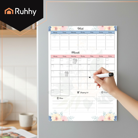 Ruhhy 26716 magnetic refrigerator planner