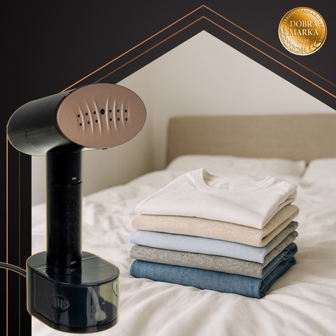 Mysti Ruhhy 26339 2000W Black Garment Steamer