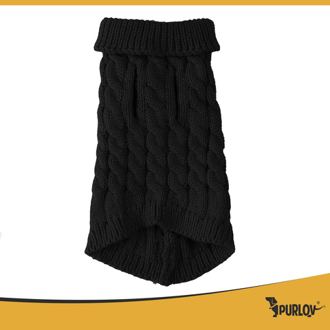 Vêtements pour chien/chat taille L noir Purlov 26218