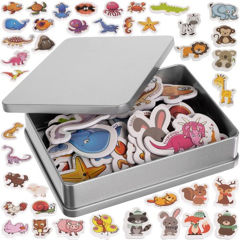Magnety na ledničku - zvířátka 40 ks 22616