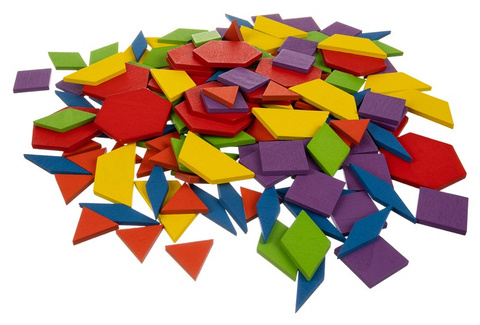 Edukacinė dėlionė – geometrinės figūros