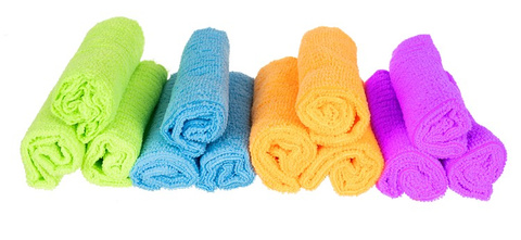 Microfiber cloths - set of 12
