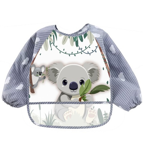 Kruzzel 22255 bib/apron with sleeves