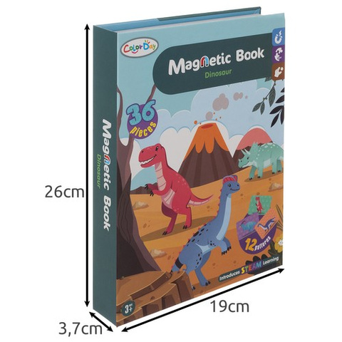 Puzzle magnétique - dinosaures 24730