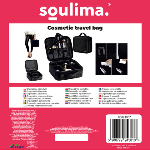 Cosmetic bag - organizer for cosmetics Soulima 21957
