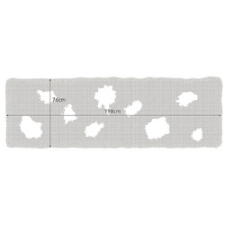 Spinnennetzdekoration 198x76cm Malatec 22003
