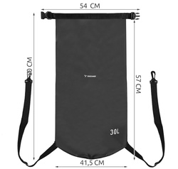 Wasserdichte Tasche 30L schwarz 23568