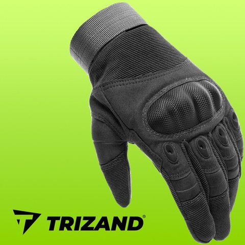 Gants tactiques XL - noirs Trizand 21770