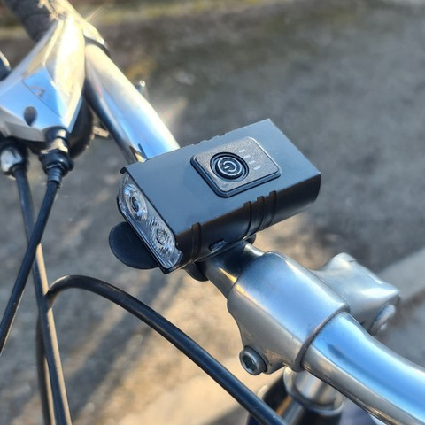 Feu de vélo USB 4T6 + feu arrière 23677