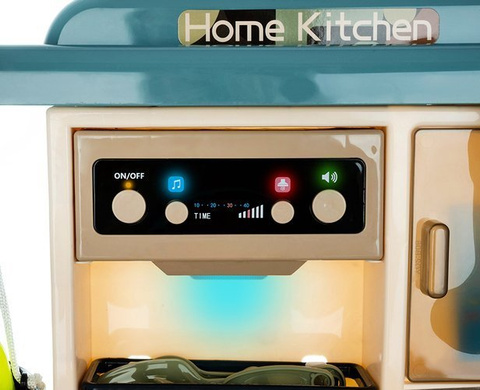 Toy kitchen 72cm blue + pair