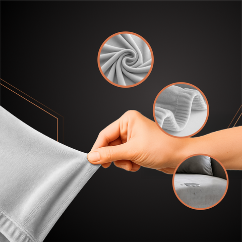 Potah na pohovku Ruhhy 26182 190-230 cm světle šedý