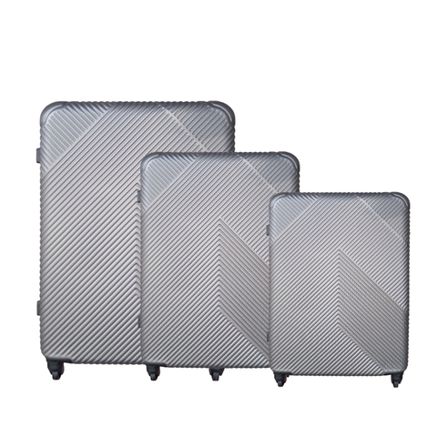 3-in-1 suitcase set - gray Trizand 26662