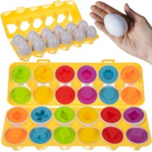 Puzzle - eggs set of 12 pcs. 22674